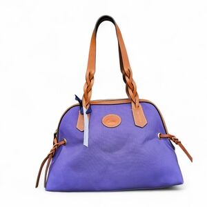 Dooney & Bourke Purple and Tan Women's Handbag